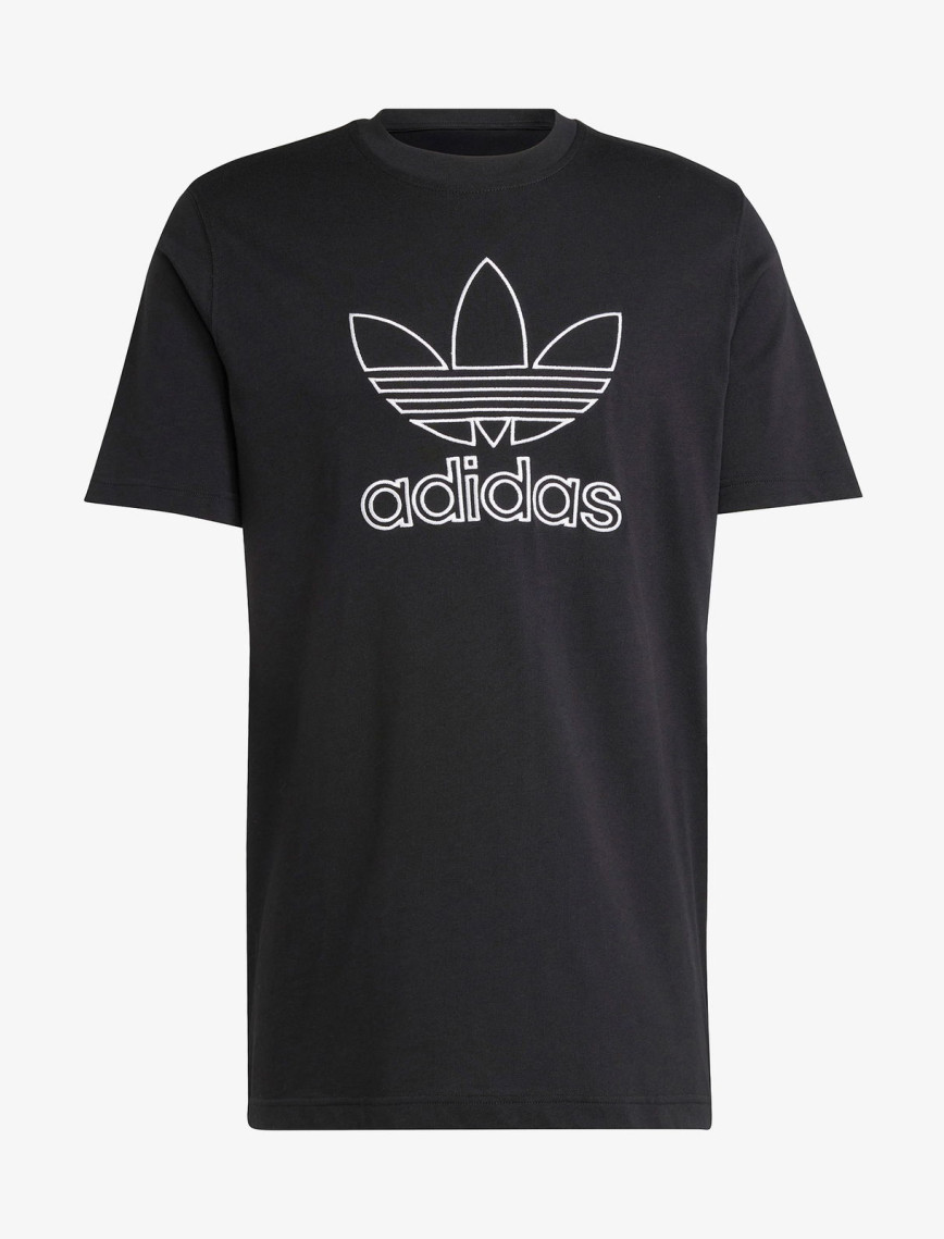 adidas Adicolor Outline Trefoil Erkek Siyah T-Shirt adidas Adicolor Outline Trefoil Erkek Siyah T-Shirt
