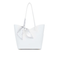 Tamer Tanca Kadın Vegan Beyaz Kol Çantası