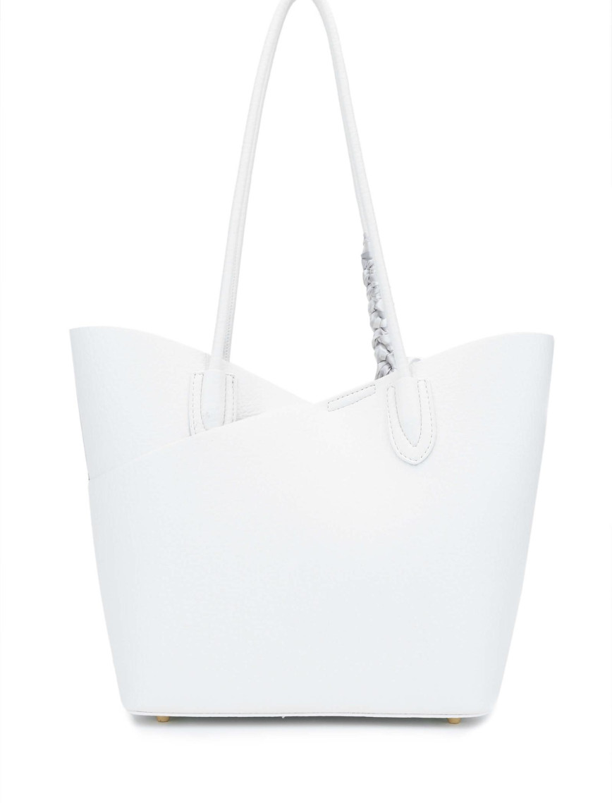 Tamer Tanca Kadın Vegan Beyaz Kol Çantası