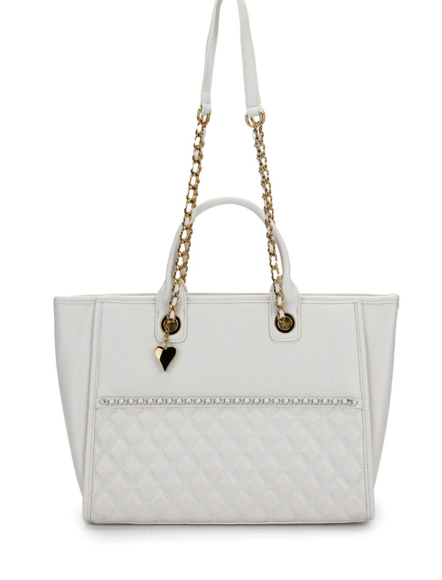 Tamer Tanca Kadın Vegan Beyaz Kol Çantası