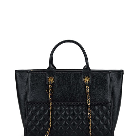 Tamer Tanca Kadın Vegan Siyah Kol Çantası