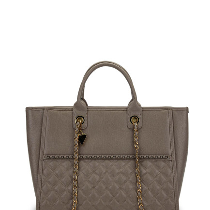 Tamer Tanca Kadın Vegan Taupe Kol Çantası