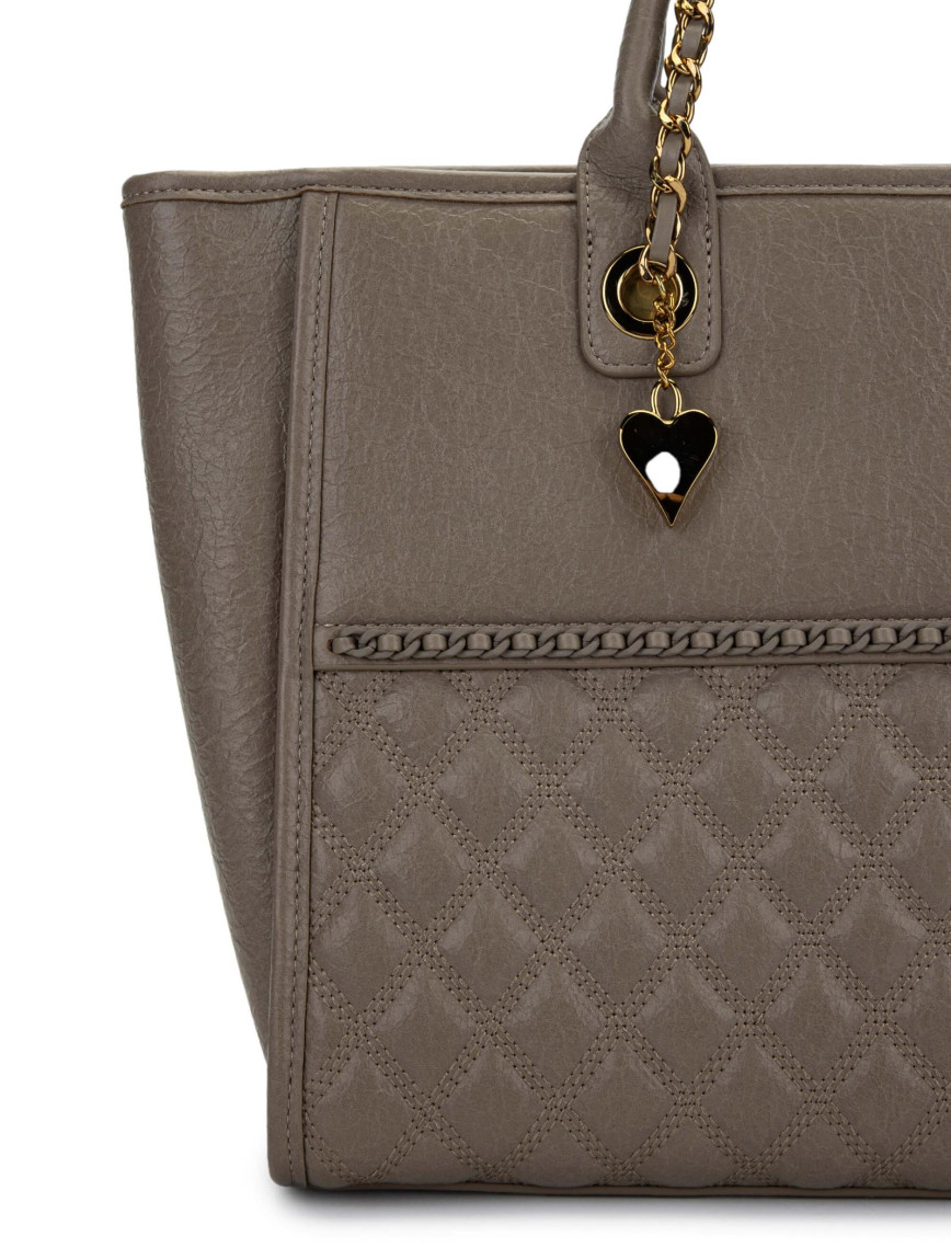 Tamer Tanca Kadın Vegan Taupe Kol Çantası