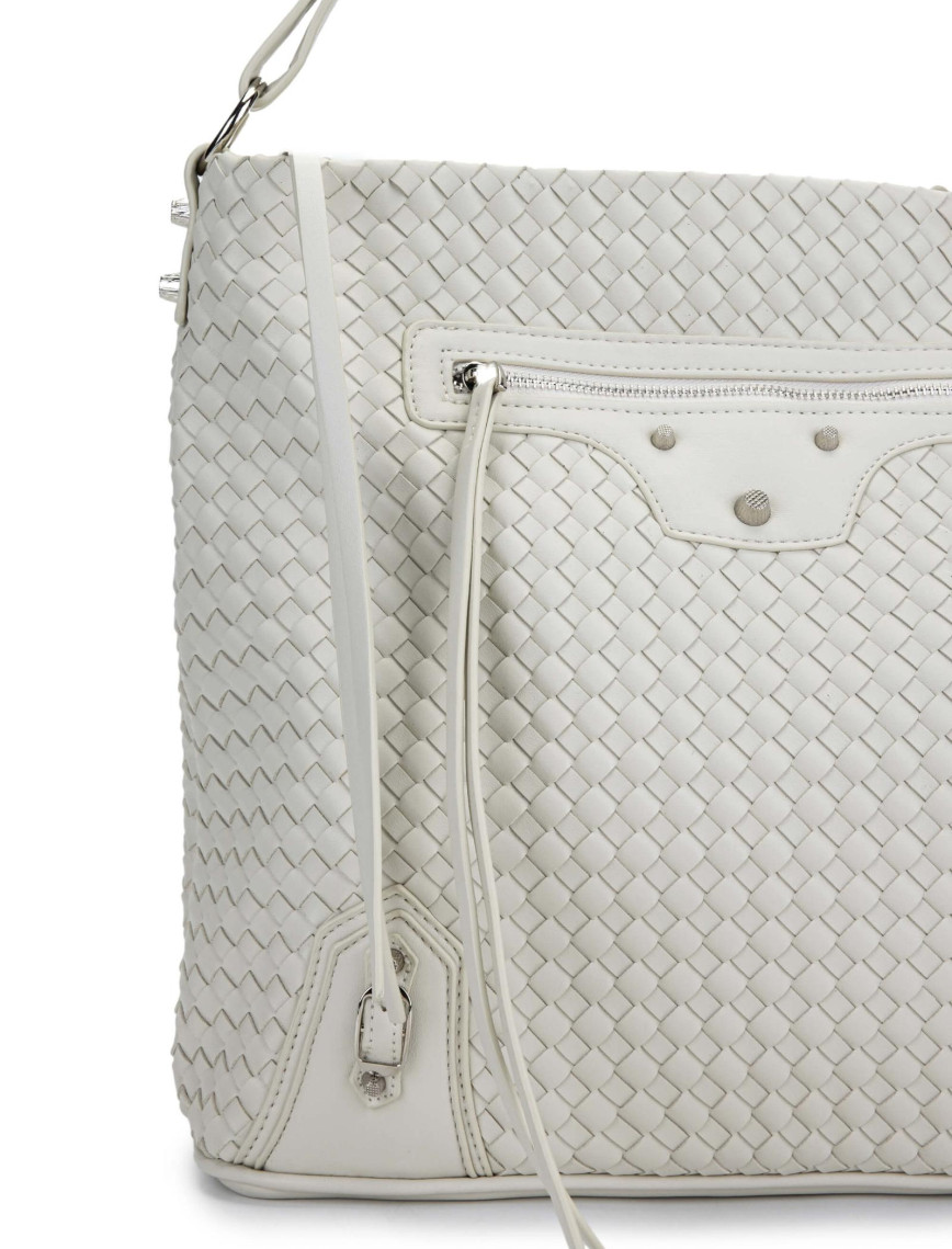 Tamer Tanca Kadın Vegan Beyaz Omuz Çanta