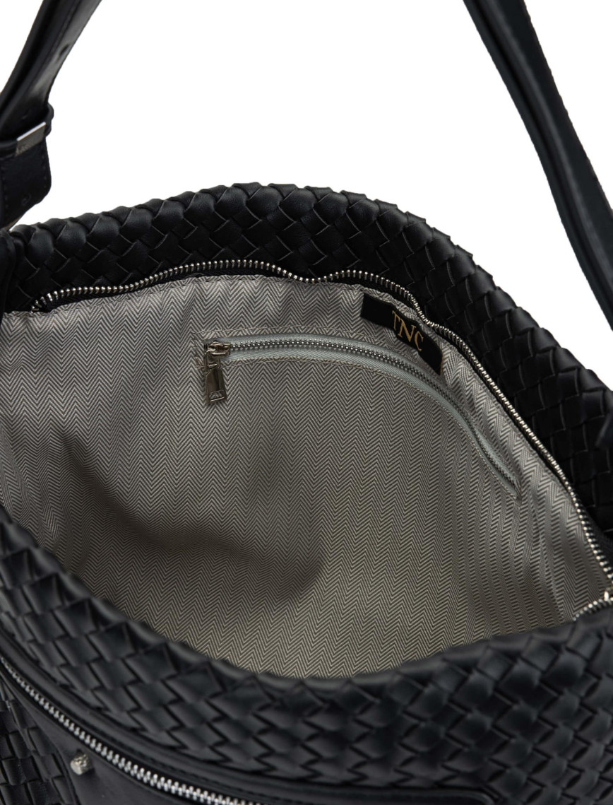 Tamer Tanca Kadın Vegan Siyah Omuz Çanta