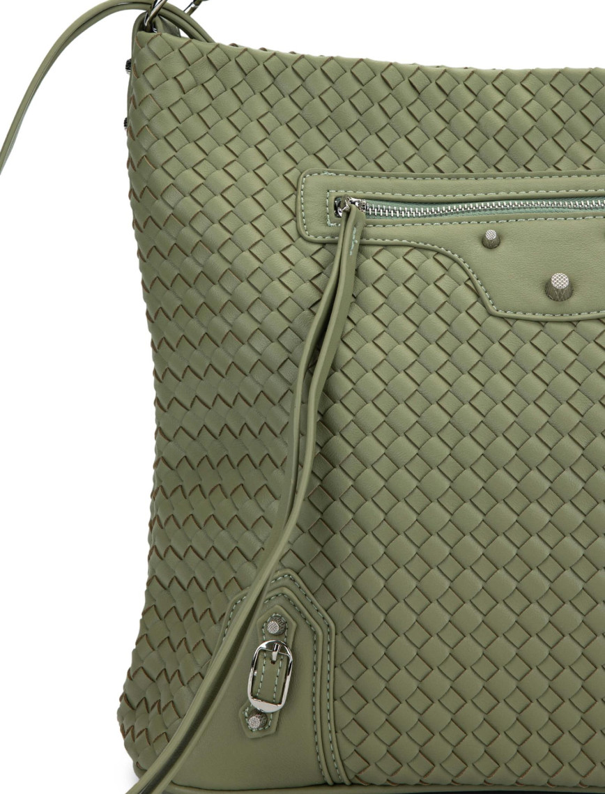 Tamer Tanca Kadın Vegan Yeşil Omuz Çanta