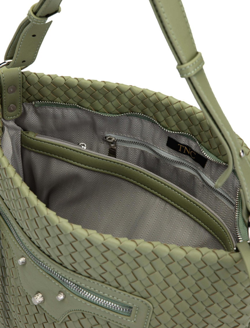 Tamer Tanca Kadın Vegan Yeşil Omuz Çanta