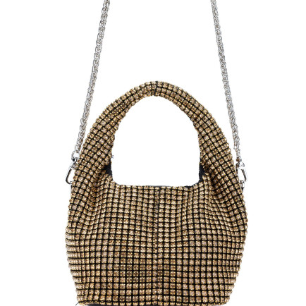 Tamer Tanca Kadın Vegan Altın Omuz Çanta Tamer Tanca Kadın Vegan Altın Omuz Çanta