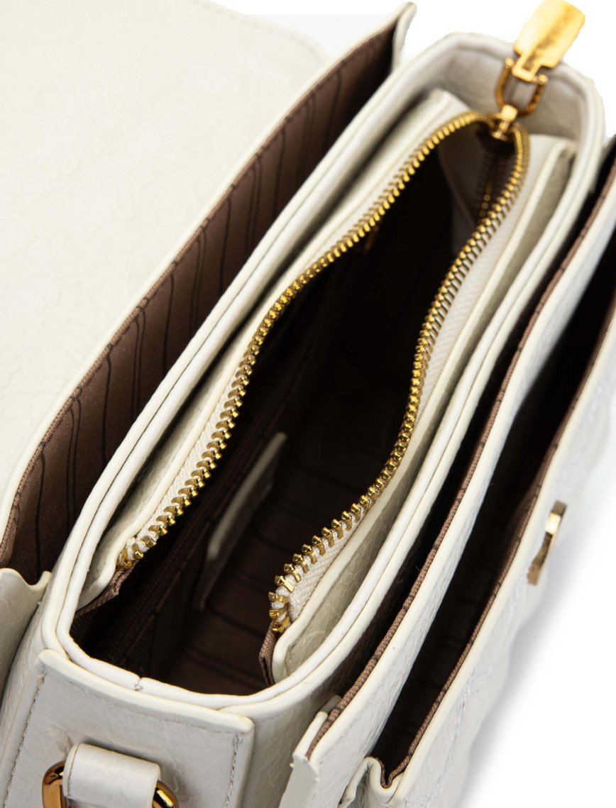 Tamer Tanca Kadın Vegan Beyaz El Çantası Tamer Tanca Kadın Vegan Beyaz El Çantası