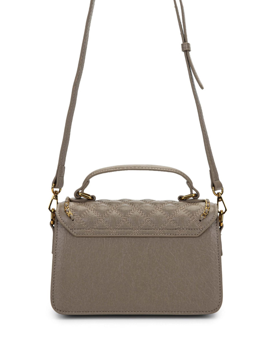 Tamer Tanca Kadın Vegan Taupe El Çantası Tamer Tanca Kadın Vegan Taupe El Çantası