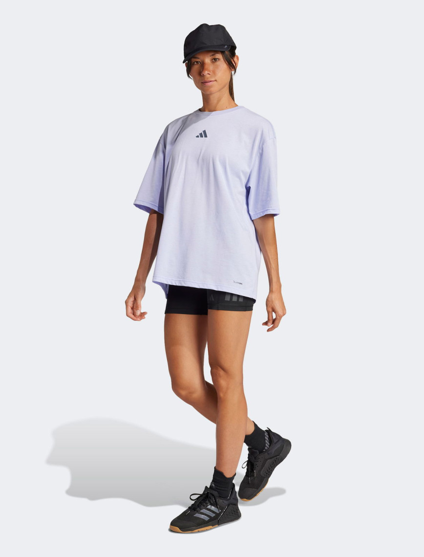 adidas Climacool Training Graphic Kadın Mor T-Shirt adidas Climacool Training Graphic Kadın Mor T-Shirt