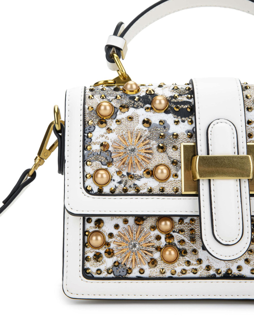 Tamer Tanca Kadın Vegan Beyaz El Çantası