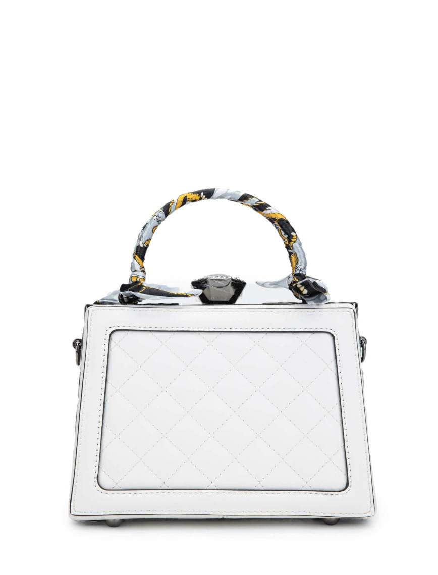 Tamer Tanca Kadın Vegan Beyaz El Çantası