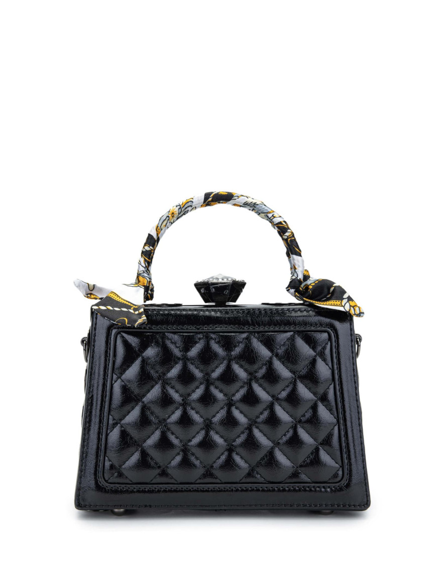 Tamer Tanca Kadın Vegan Siyah El Çantası Tamer Tanca Kadın Vegan Siyah El Çantası