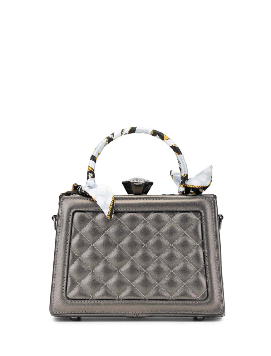 Tamer Tanca Kadın Vegan Metalik El Çantası Tamer Tanca Kadın Vegan Metalik El Çantası