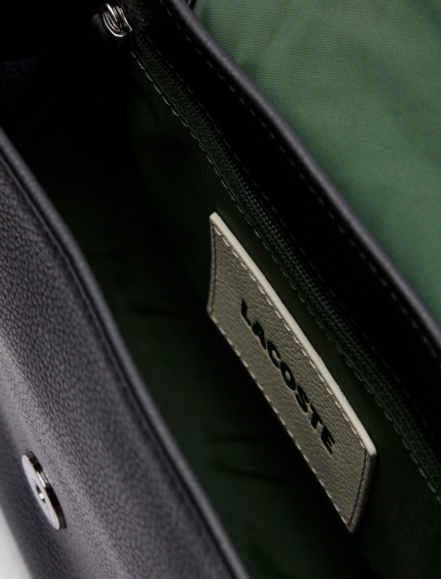 Lacoste City Court Kadın Deri Siyah Omuz Çantası Lacoste City Court Kadın Deri Siyah Omuz Çantası