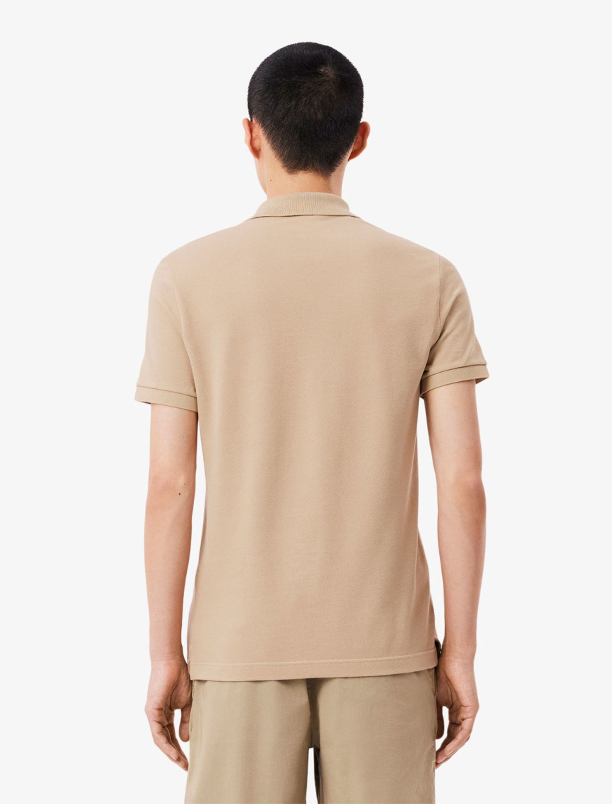 Lacoste L.12.12 Erkek Slim Fit Bej Polo Lacoste L.12.12 Erkek Slim Fit Bej Polo