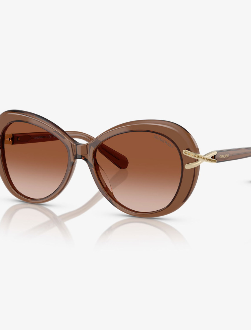 Swarovski SK6026 Kadın Kahverengi Güneş Gözlüğü Swarovski SK6026 Kadın Kahverengi Güneş Gözlüğü