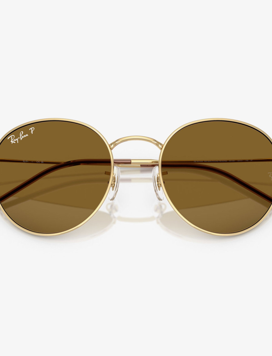 Ray-Ban Round Reverse RBR0103S Unisex Kahverengi Güneş Gözlüğü
