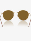 Ray-Ban Round Reverse RBR0103S Unisex Kahverengi Güneş Gözlüğü