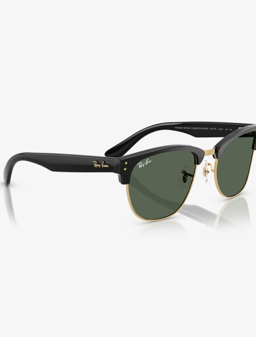 Ray-Ban Clubmaster Reverse RBR0504S Unisex Siyah Güneş Gözlüğü Ray-Ban Clubmaster Reverse RBR0504S Unisex Siyah Güneş Gözlüğü