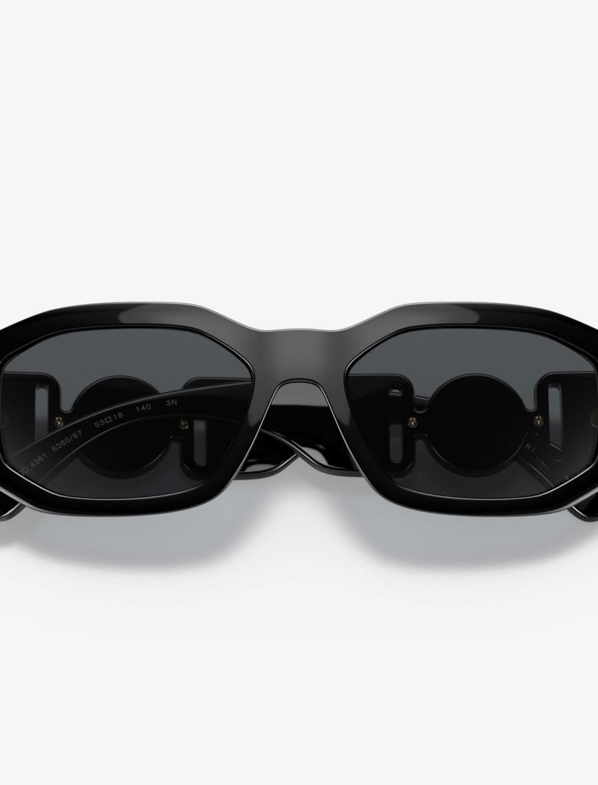 VERSACE Biggie VE4361 Unisex Siyah Güneş Gözlüğü VERSACE Biggie VE4361 Unisex Siyah Güneş Gözlüğü