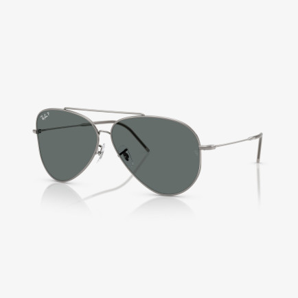 Ray-Ban Aviator Reverse RBR0101S Unisex Gri Güneş Gözlüğü Ray-Ban Aviator Reverse RBR0101S Unisex Gri Güneş Gözlüğü