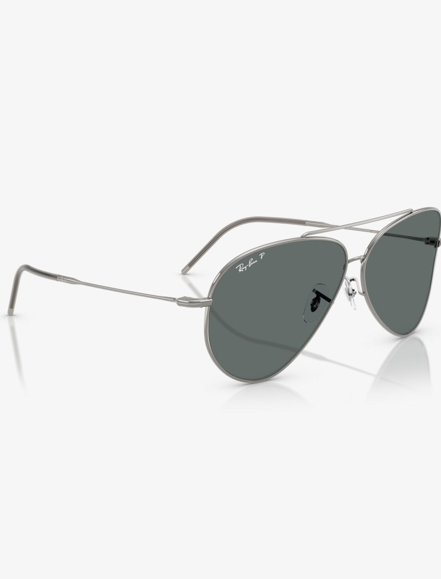 Ray-Ban Aviator Reverse RBR0101S Unisex Gri Güneş Gözlüğü Ray-Ban Aviator Reverse RBR0101S Unisex Gri Güneş Gözlüğü