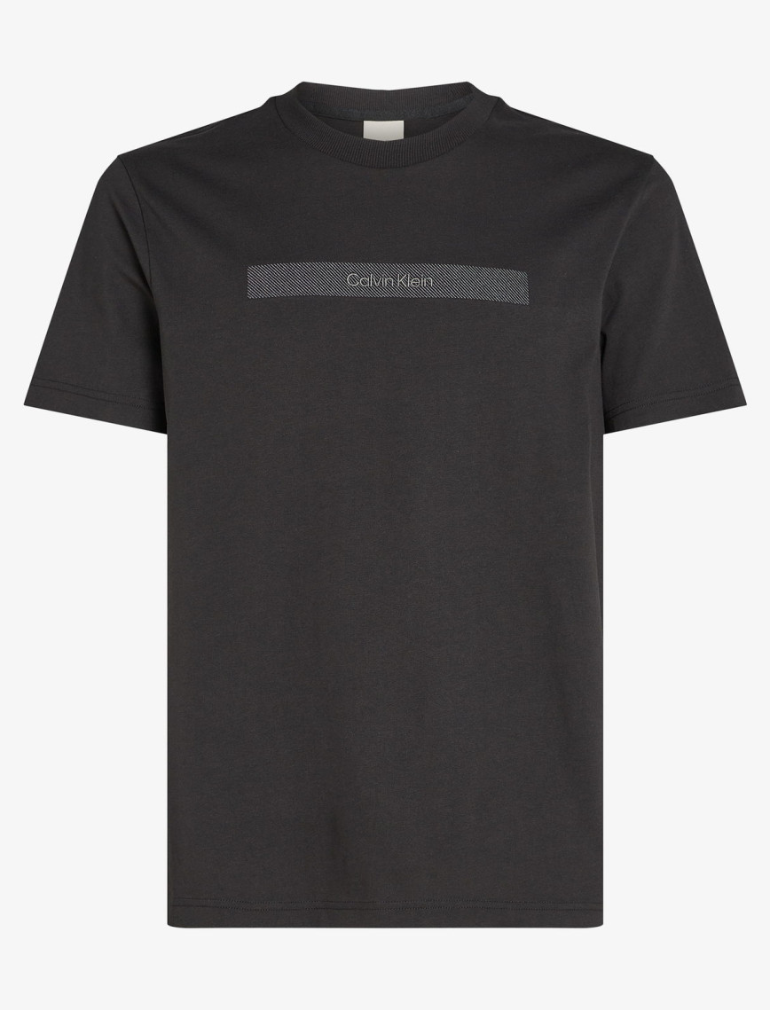 Calvin Klein Structured Embroidery Erkek Siyah T-Shirt Calvin Klein Structured Embroidery Erkek Siyah T-Shirt