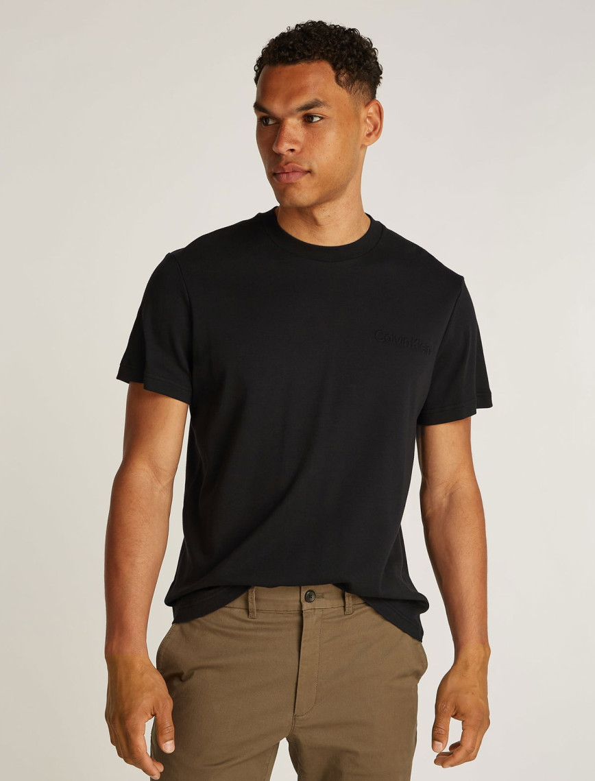 Calvin Klein Embossed Logo Erkek Siyah T-Shirt Calvin Klein Embossed Logo Erkek Siyah T-Shirt