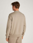 Calvin Klein Structured Embroidery Erkek Bej Sweatshirt Calvin Klein Structured Embroidery Erkek Bej Sweatshirt
