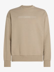 Calvin Klein Structured Embroidery Erkek Bej Sweatshirt Calvin Klein Structured Embroidery Erkek Bej Sweatshirt