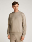 Calvin Klein Structured Embroidery Erkek Bej Sweatshirt Calvin Klein Structured Embroidery Erkek Bej Sweatshirt