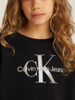 Calvin Klein Glitter Monologo Çocuk Siyah Sweatshirt Calvin Klein Glitter Monologo Çocuk Siyah Sweatshirt