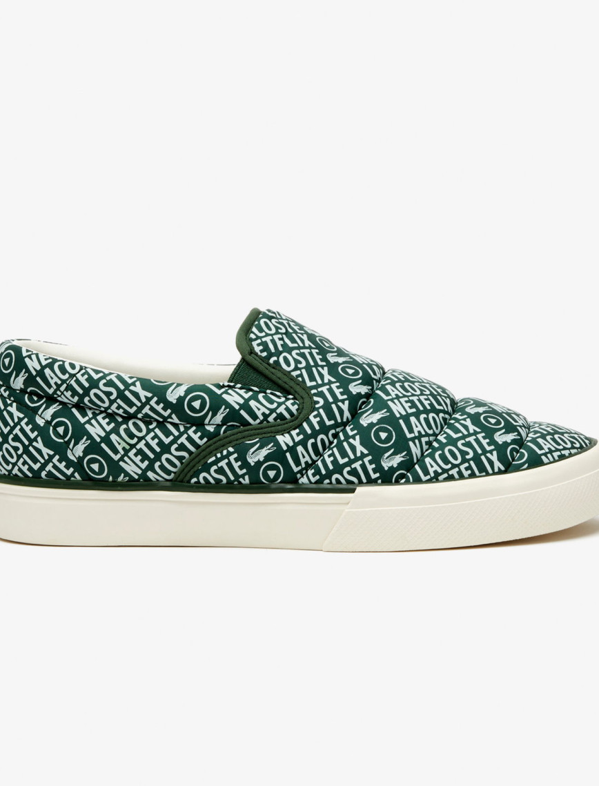 Lacoste x Netflix Kadın Jump Serve Yeşil Sneaker Lacoste x Netflix Kadın Jump Serve Yeşil Sneaker