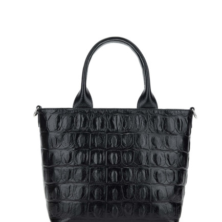 Tamer Tanca Kadın Hakiki Deri Siyah El Çantası