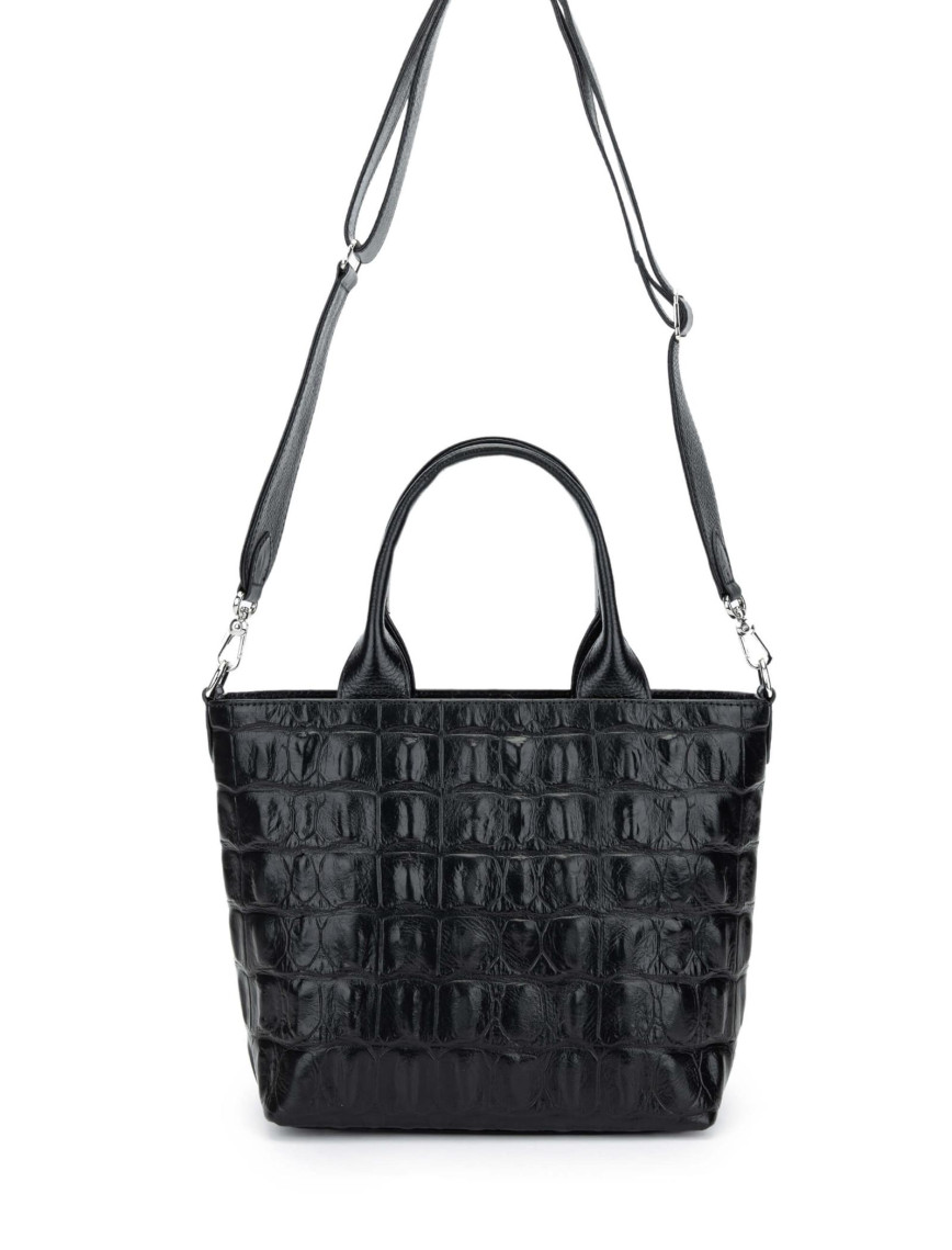 Tamer Tanca Kadın Hakiki Deri Siyah El Çantası Tamer Tanca Kadın Hakiki Deri Siyah El Çantası