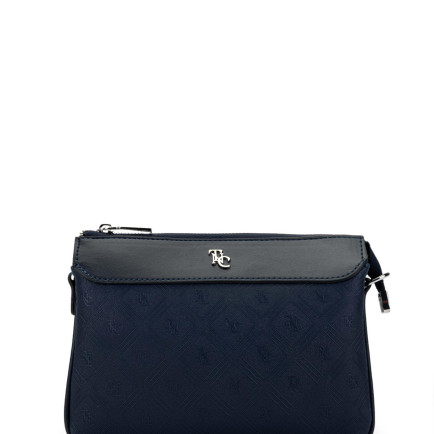 Tamer Tanca Kadın Vegan Lacivert Postacı Çanta