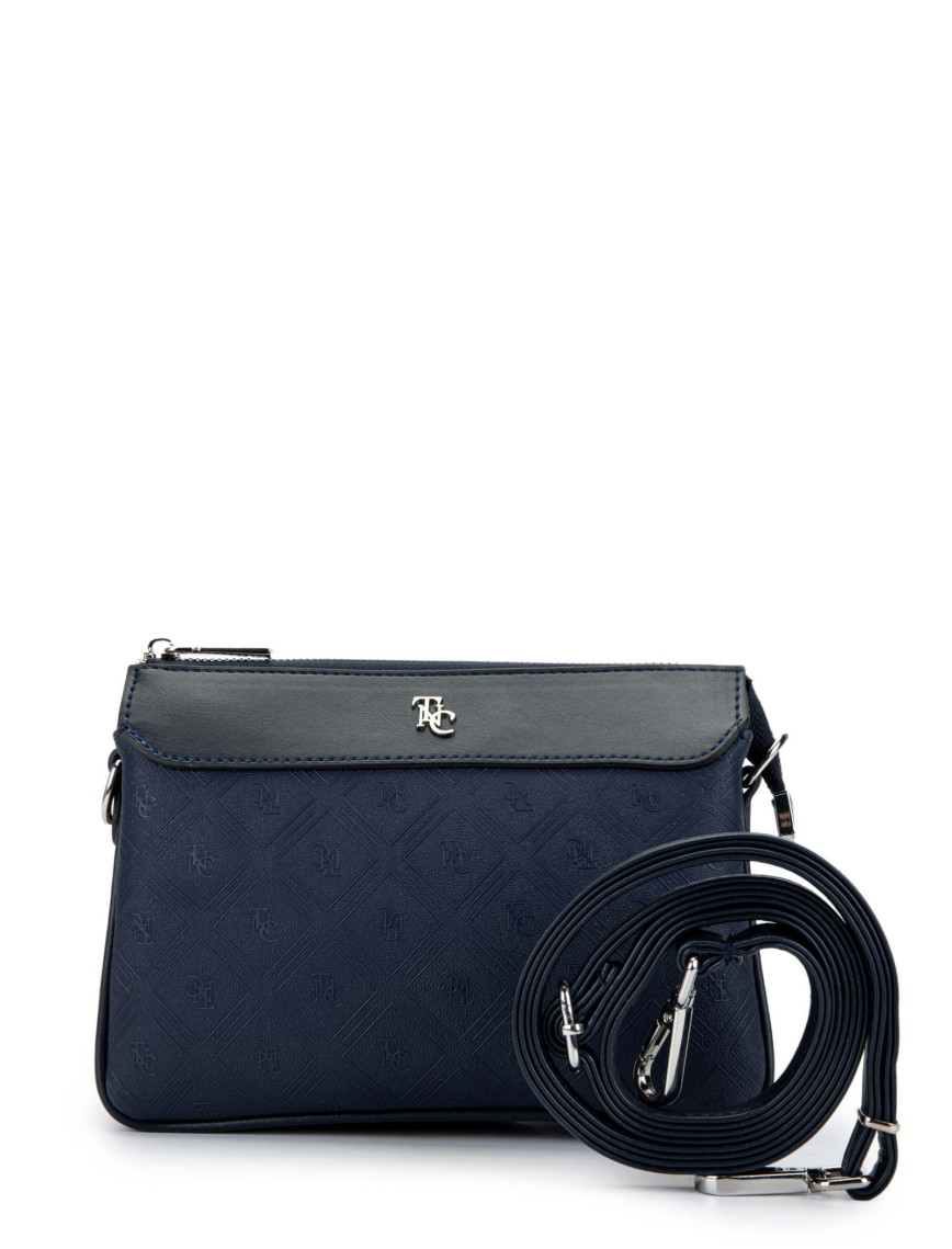 Tamer Tanca Kadın Vegan Lacivert Postacı Çanta