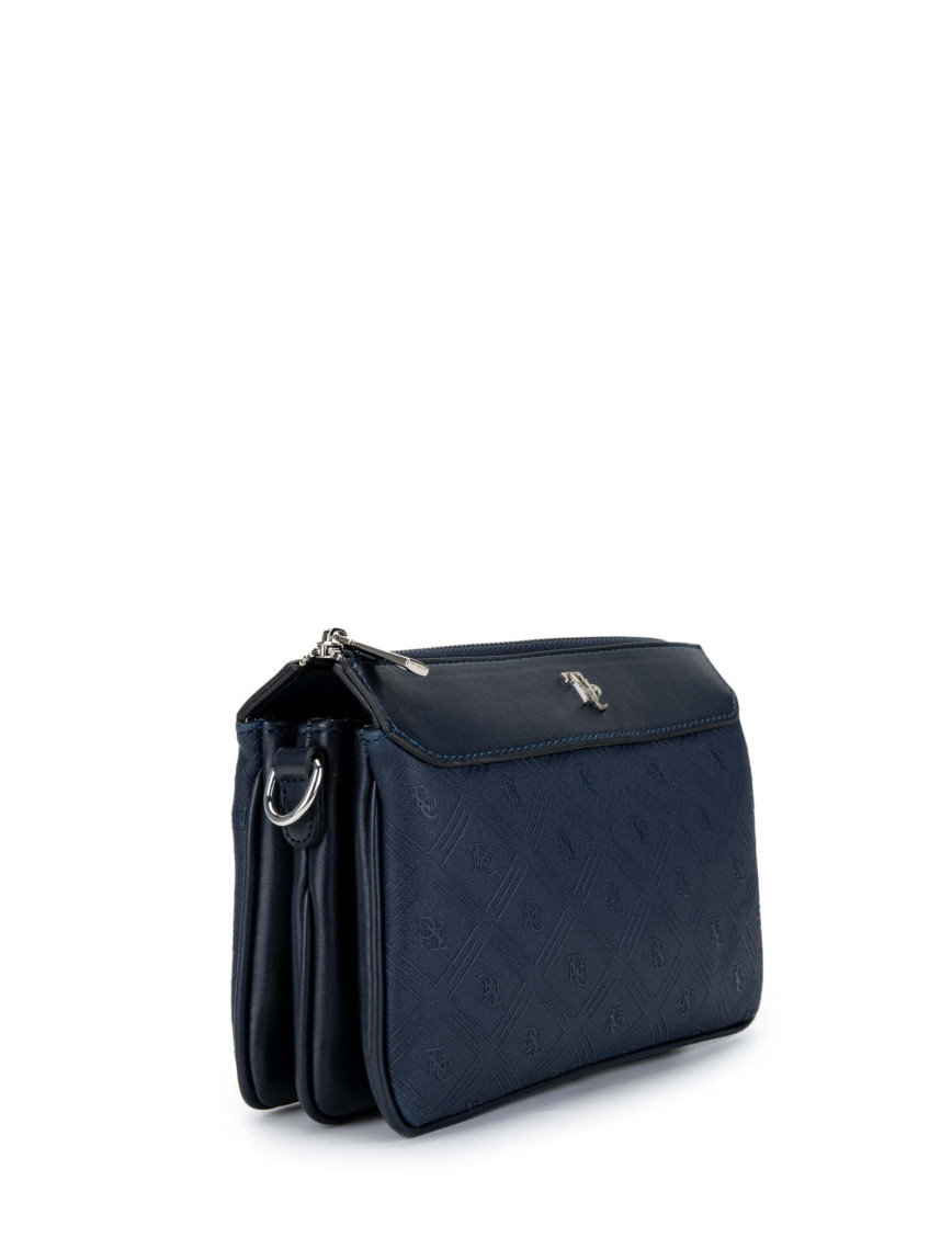 Tamer Tanca Kadın Vegan Lacivert Postacı Çanta