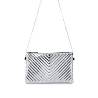 Tamer Tanca Kadın Vegan Lame Metalik El Çantası