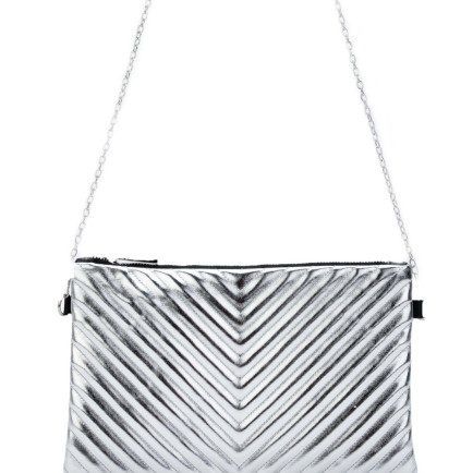 Tamer Tanca Kadın Vegan Lame Metalik El Çantası