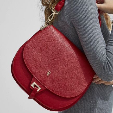 Tamer Tanca Kadın Hakiki Deri Kırmızı Kol Çantası Tamer Tanca Kadın Hakiki Deri Kırmızı Kol Çantası