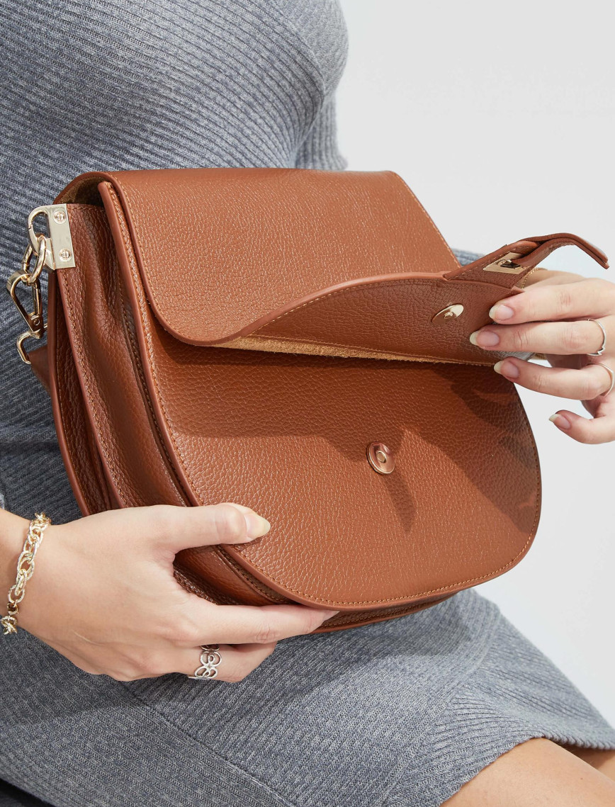 Tamer Tanca Kadın Hakiki Deri Taba Kol Çantası