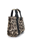 Tamer Tanca Kadın Vegan Leopar Omuz Çanta