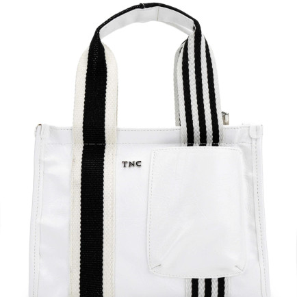 Tamer Tanca Kadın Vegan Beyaz Omuz Çanta