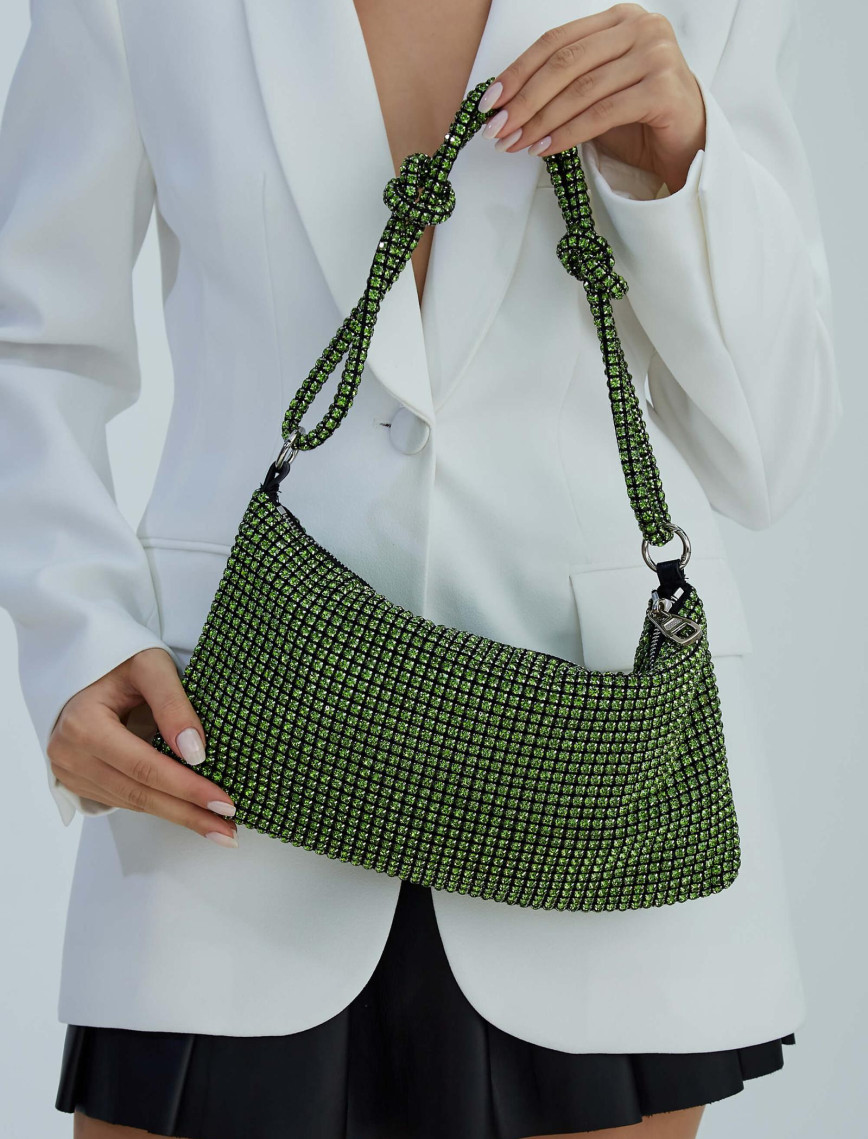 Tamer Tanca Kadın TAS Yeşil Abiye Çanta