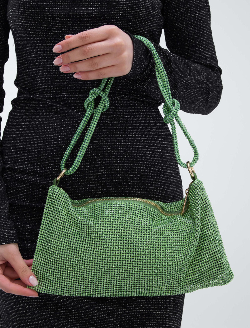 Tamer Tanca Kadın Vegan Yeşil Kol Çantası