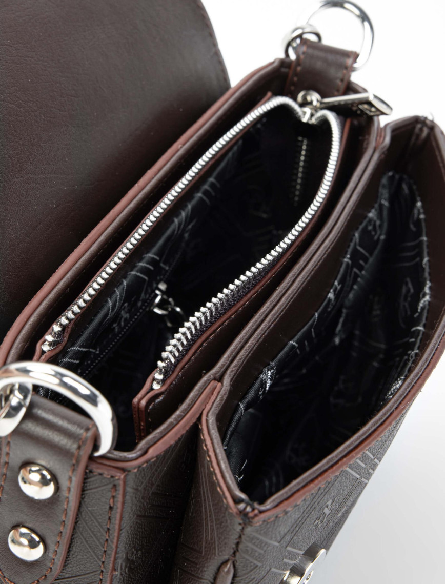 Tamer Tanca Kadın Vegan Kahverengi Postacı Çanta