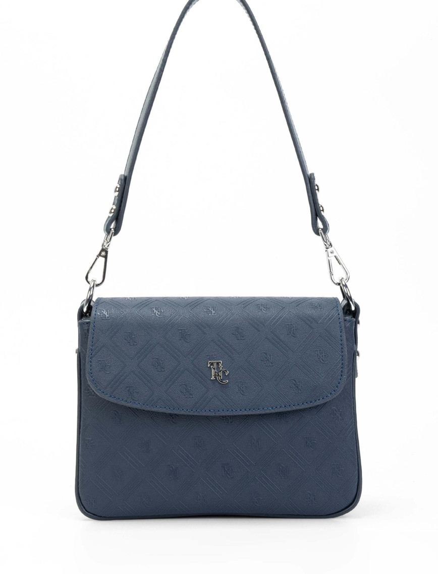 Tamer Tanca Kadın Vegan Lacivert Postacı Çanta